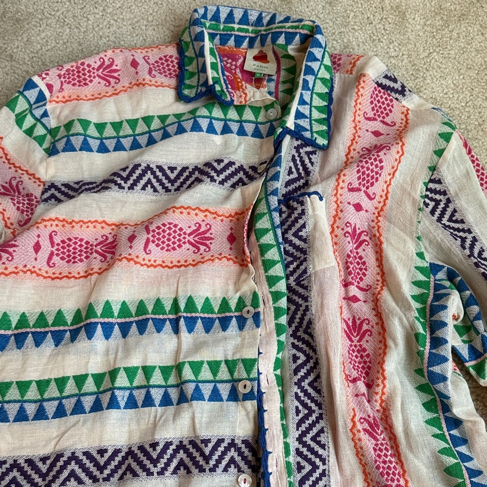 FARM Rio Multicolor Patterned Dress
